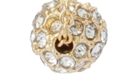 Allsaints Mismatched Ball Drop Earrings In Gold