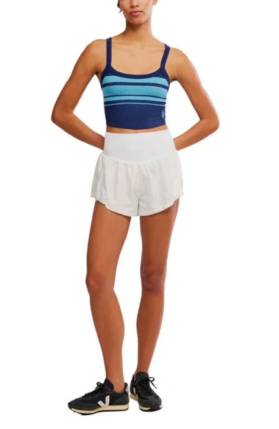 Free People Fp Movement All Clear Stripe Camisole In Blue