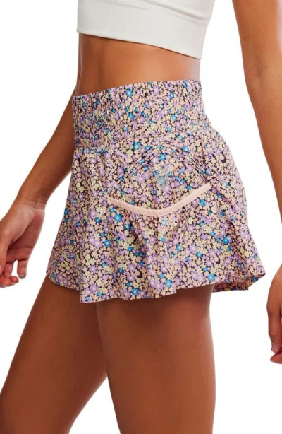 Free People Fp Movement Get Your Flirt On Shorts In Gray