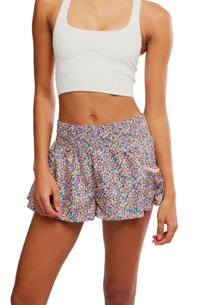 Free People Fp Movement Get Your Flirt On Shorts In Gray