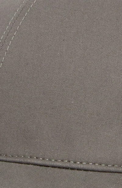 Vince Lux Adjustable 6-panel Cotton Gabardine Baseball Cap In Gray