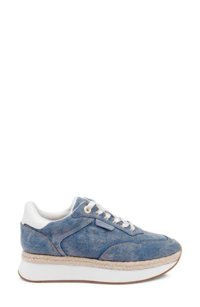 L'agence Ivone Platform Sneaker In Blue