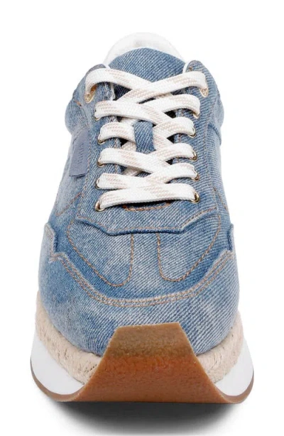 L'agence Ivone Platform Sneaker In Blue