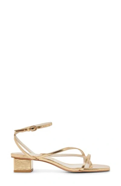 Dolce Vita Karlos Ankle Strap Sandal In Gold