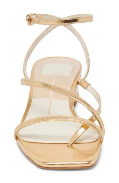 Dolce Vita Karlos Ankle Strap Sandal In Gold