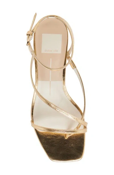 Dolce Vita Karlos Ankle Strap Sandal In Gold