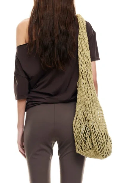 Lioness Wildlands One Shoulder Top In Brown