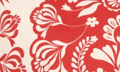 The Lulo Project The Ceremony Print Shirt In Red