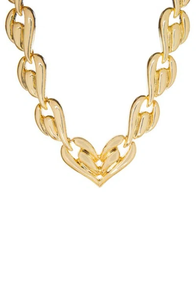 Marlyn Schiff Valentina Pendant Necklace In Gold