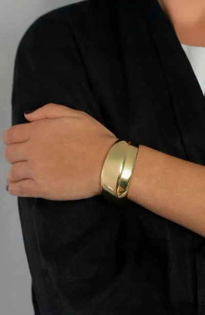 Marlyn Schiff Maya Cuff Bracelet In Gold
