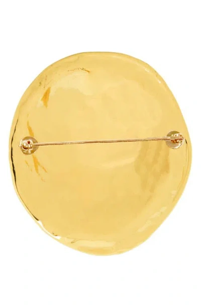 Marlyn Schiff Hazel Pin In Gold