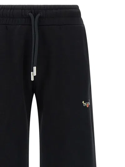 Off-white Trousers In Black