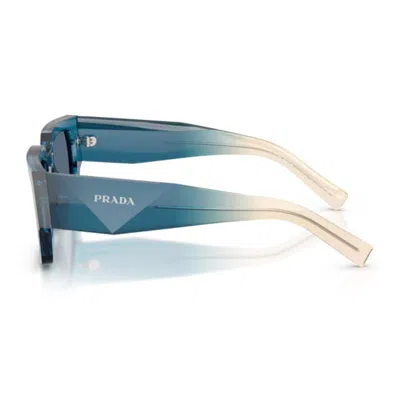 Prada Symbole Square-frame Sunglasses In Blue