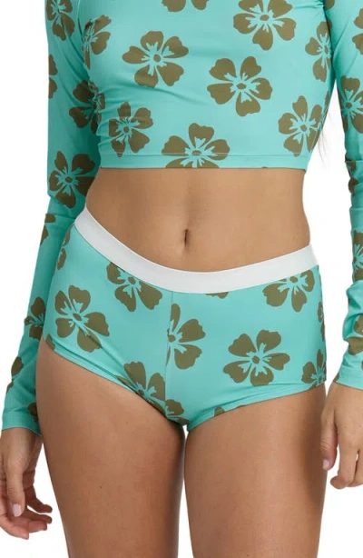 Billabong Last Summer Boyshort Swim Shorts In Multi