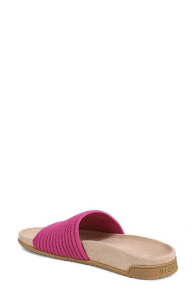 Vionic Evie Slide Sandal In Pink