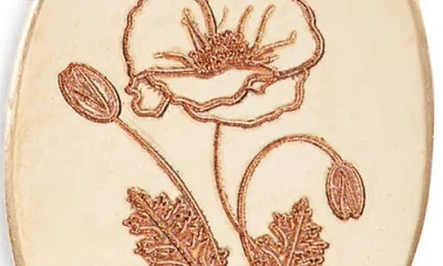 Set & Stones Louise Birth Flower Necklace In Gold