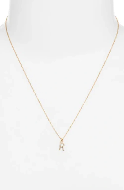 Set & Stones Gemma Initial Necklace In Gold