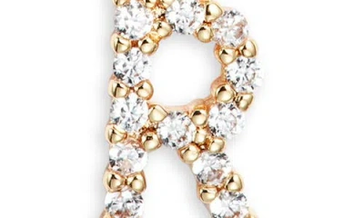 Set & Stones Gemma Initial Necklace In Gold