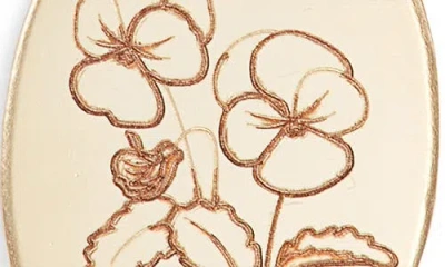 Set & Stones Louise Birth Flower Necklace In Gold