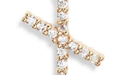 Set & Stones Gemma Initial Necklace In Gold