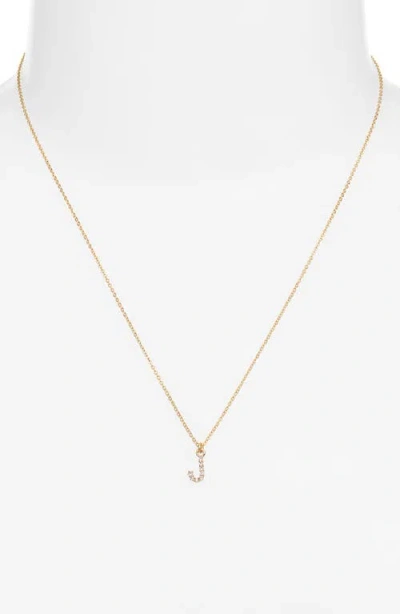 Set & Stones Gemma Initial Necklace In Gold