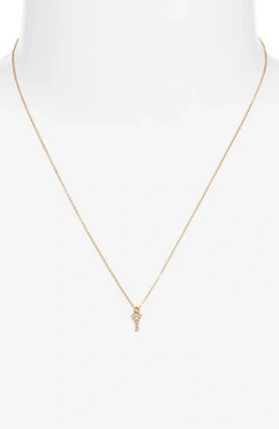 Set & Stones Gemma Initial Necklace In Gold