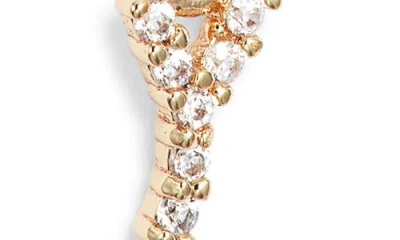 Set & Stones Gemma Initial Necklace In Gold