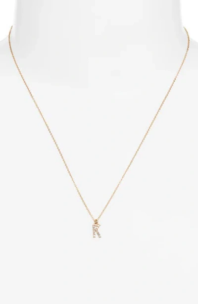 Set & Stones Gemma Initial Necklace In Gold