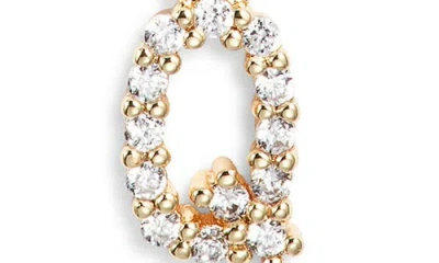 Set & Stones Gemma Initial Necklace In Gold