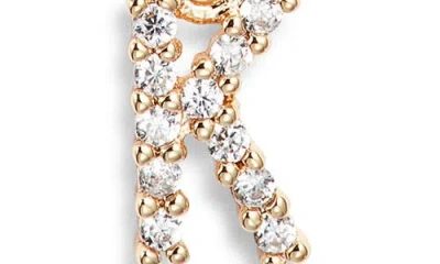 Set & Stones Gemma Initial Necklace In Gold