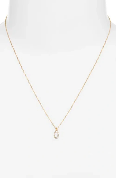 Set & Stones Gemma Initial Necklace In Gold