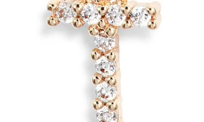 Set & Stones Gemma Initial Necklace In Gold