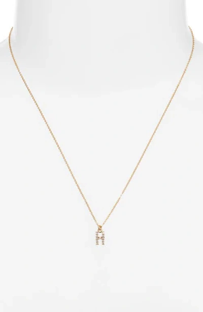 Set & Stones Gemma Initial Necklace In Gold