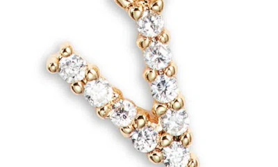 Set & Stones Gemma Initial Necklace In Gold