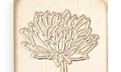 Set & Stones Tawney Birth Flower Pendant Necklace In Gold