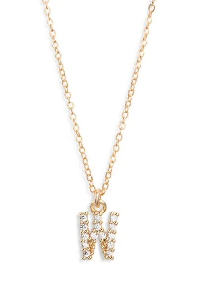 Set & Stones Gemma Initial Necklace In Gold