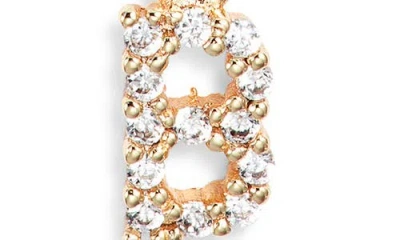 Set & Stones Gemma Initial Necklace In Gold