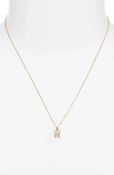 Set & Stones Gemma Initial Necklace In Gold