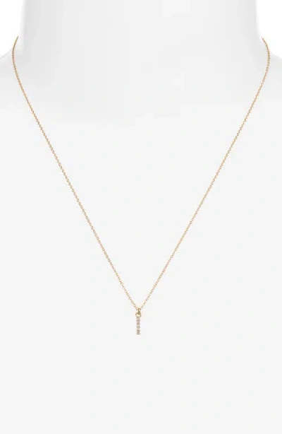 Set & Stones Gemma Initial Necklace In Gold