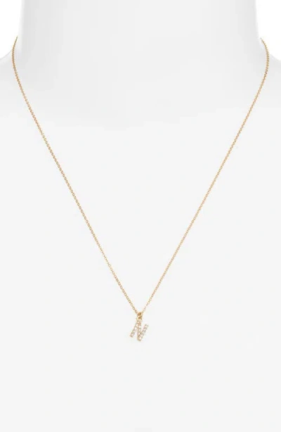 Set & Stones Gemma Initial Necklace In Gold