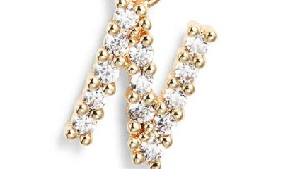 Set & Stones Gemma Initial Necklace In Gold