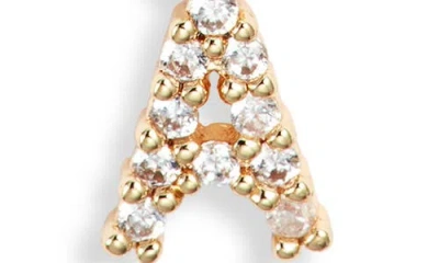 Set & Stones Gemma Initial Necklace In Gold