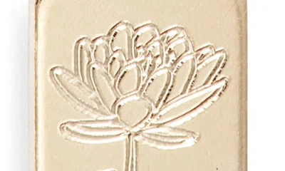 Set & Stones Tawney Birth Flower Pendant Necklace In Gold