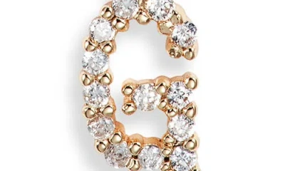 Set & Stones Gemma Initial Necklace In Gold