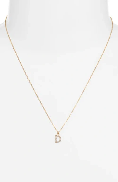 Set & Stones Gemma Initial Necklace In Gold