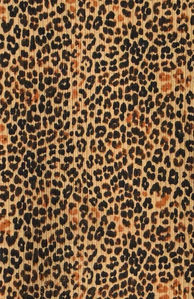 Love, Fire Kids' Print Long Sleeve Boxy T-shirt In Brown