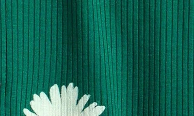 Love, Fire Kids' Tank & Cardigan Set In Green