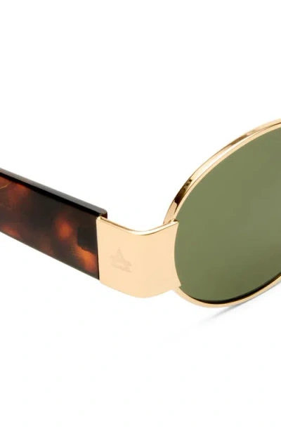Aire Mars Ii 51mm Oval Sunglasses In Gold