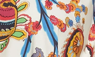 Etro Belted Paisley-print Cotton-voile Midi Shirt Dress In Multi