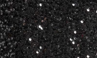 Friends Like These Sequin Bouclé Shift Minidress In Black